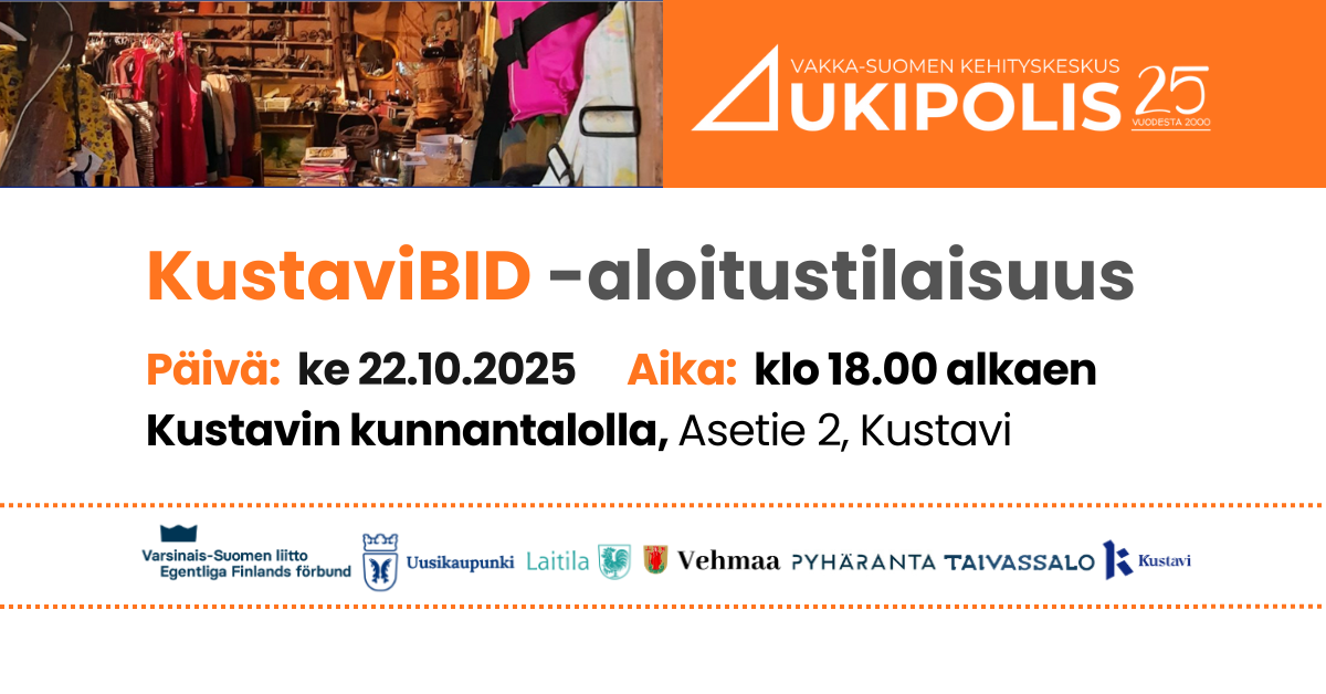 KustaviBID -aloitustilaisuus KustaviBID -aloitustilaisuus